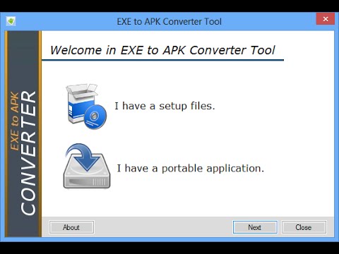 telecharger exe to apk converter tool